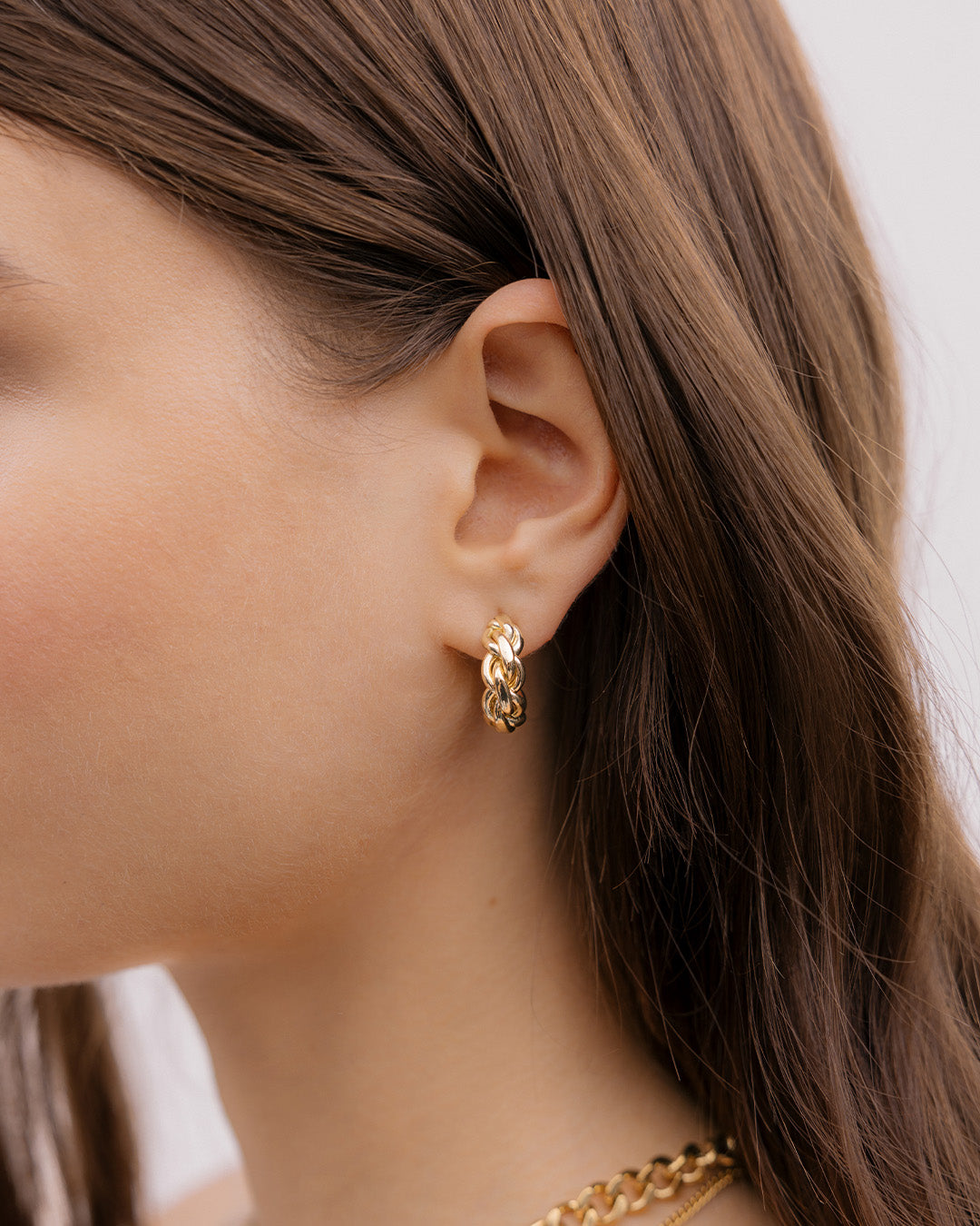 Candongas Enlazadas Oro