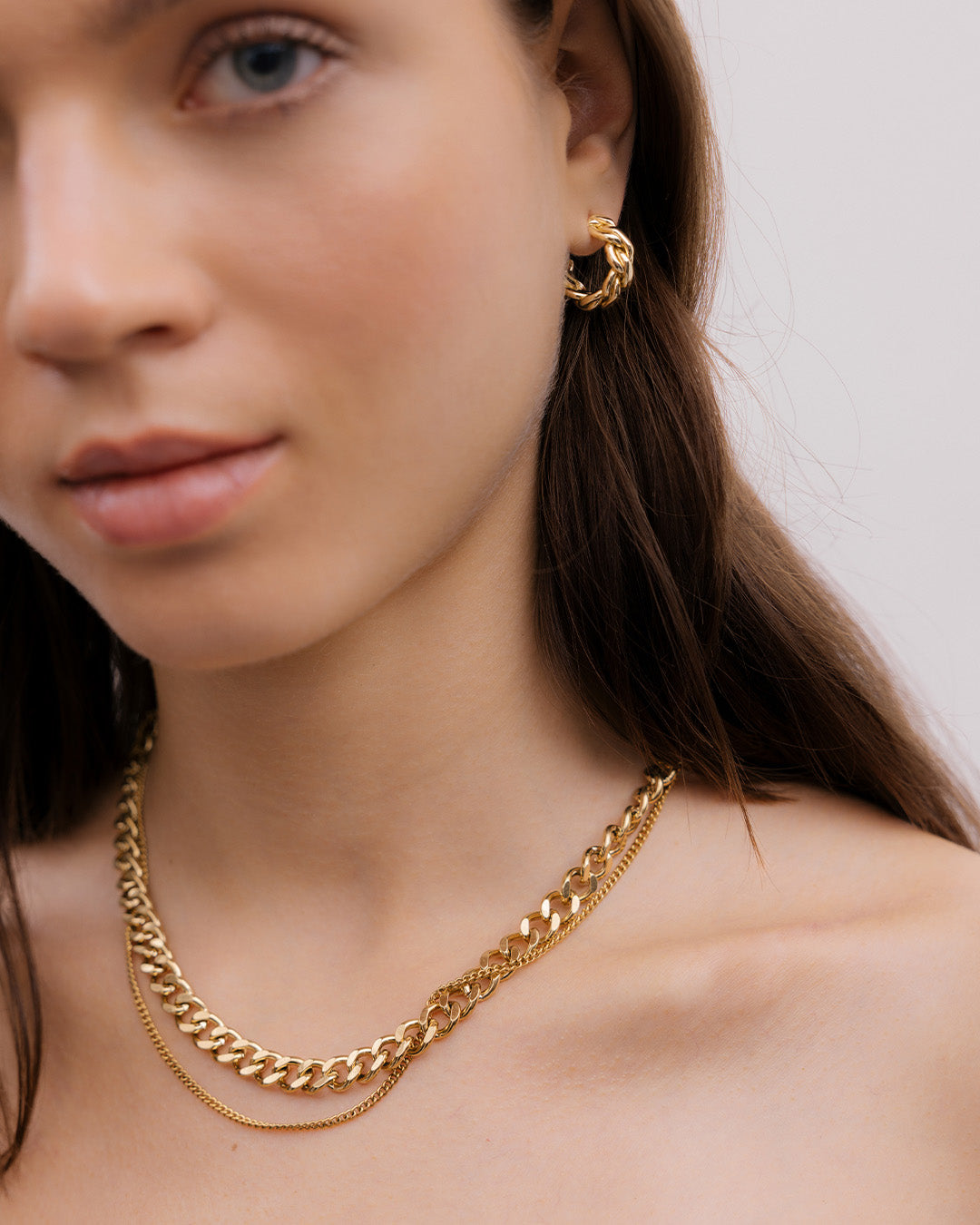 Candongas Enlazadas Oro