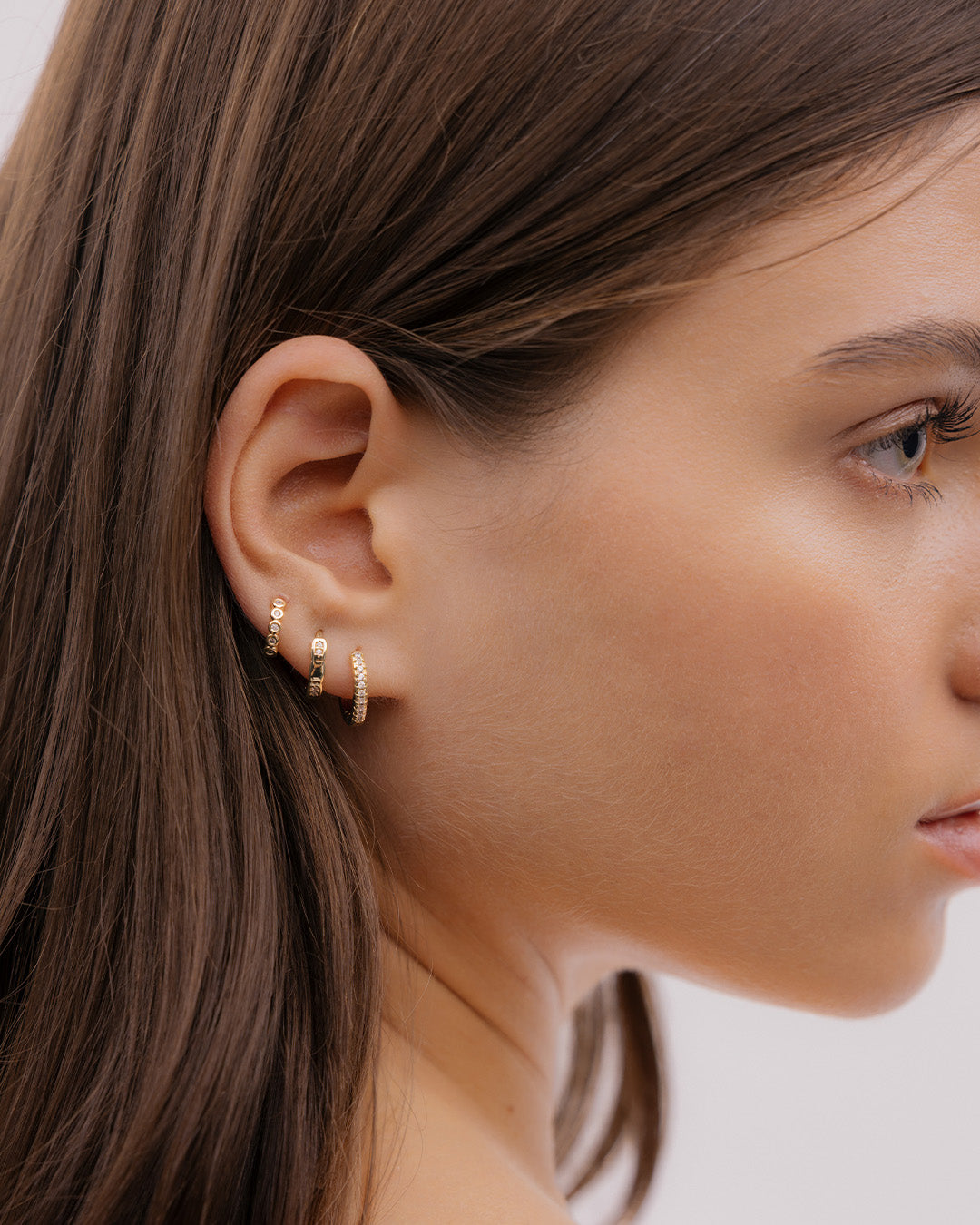 Candongas Mini Cristal Redondo