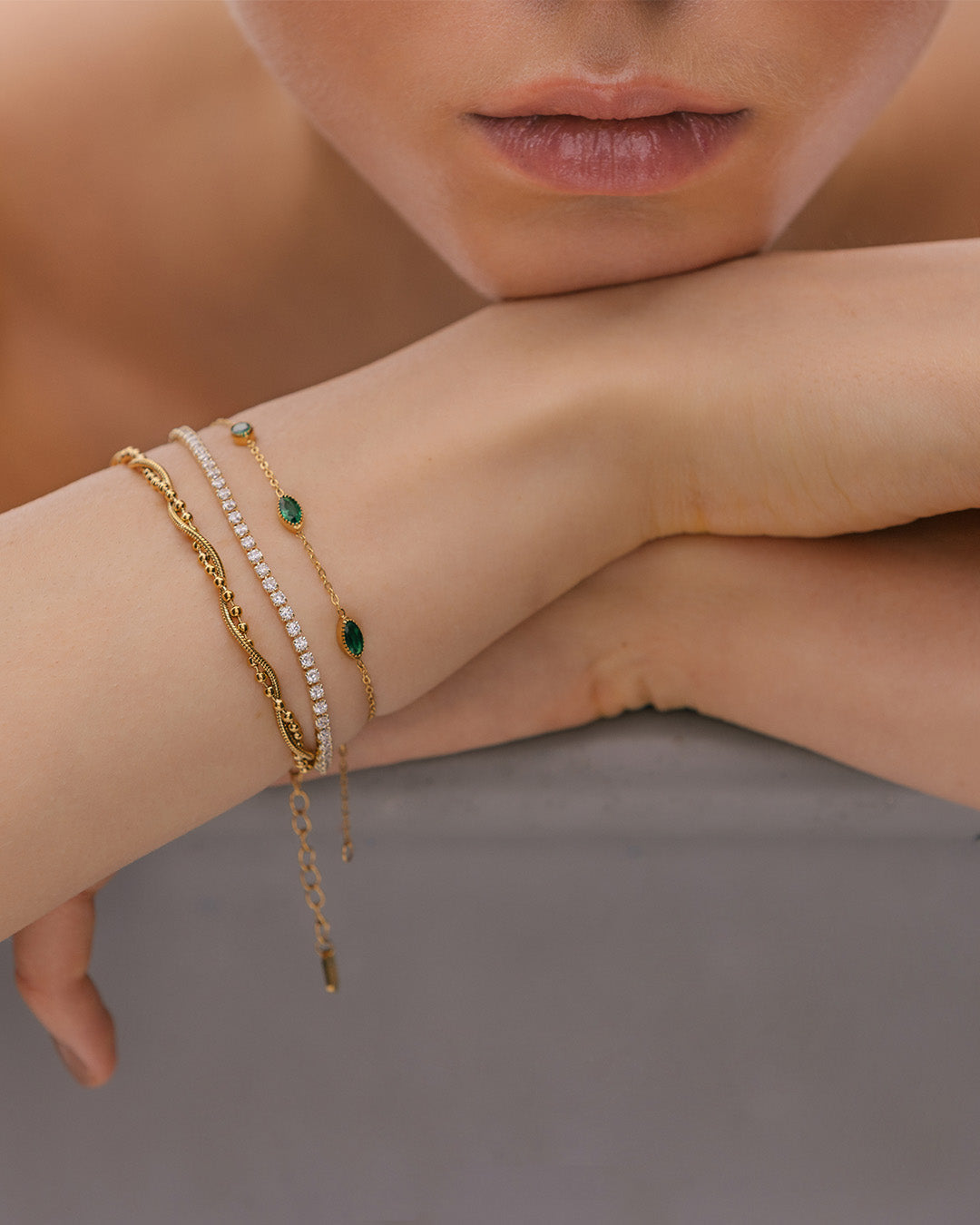 Pulsera Tennis Clásica Cristal