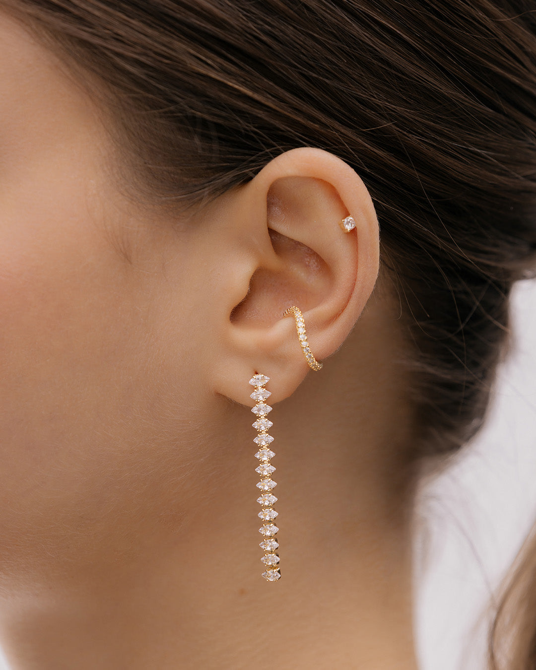 Earcuff Irregular Cristales