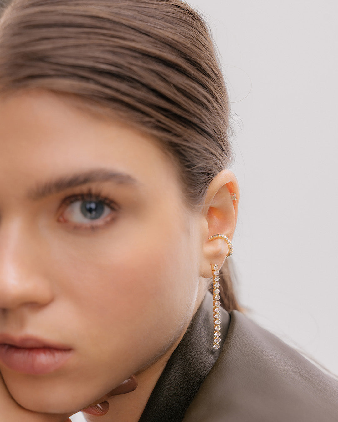 Aretes Largos Cristales