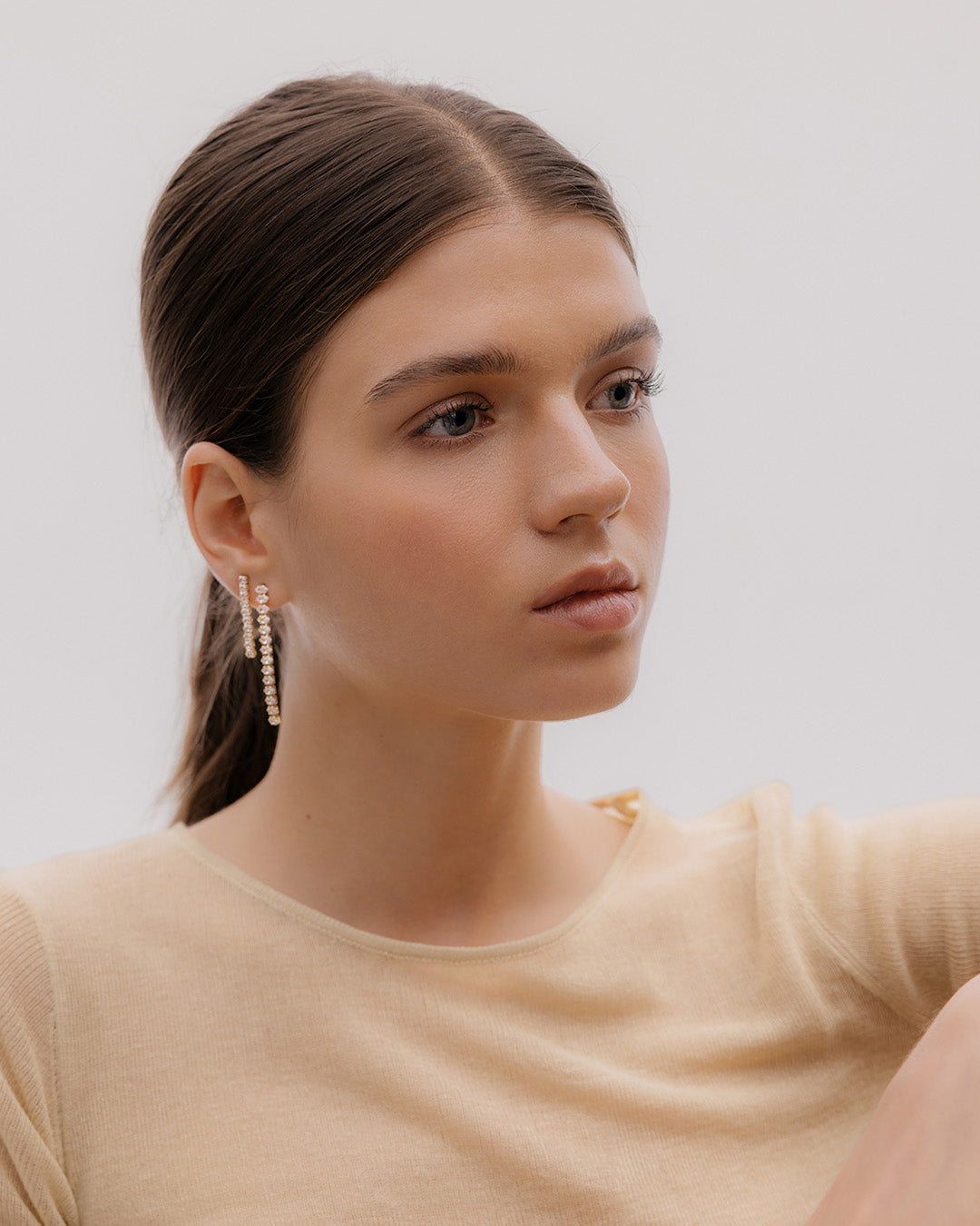 Aretes Largos Cristales