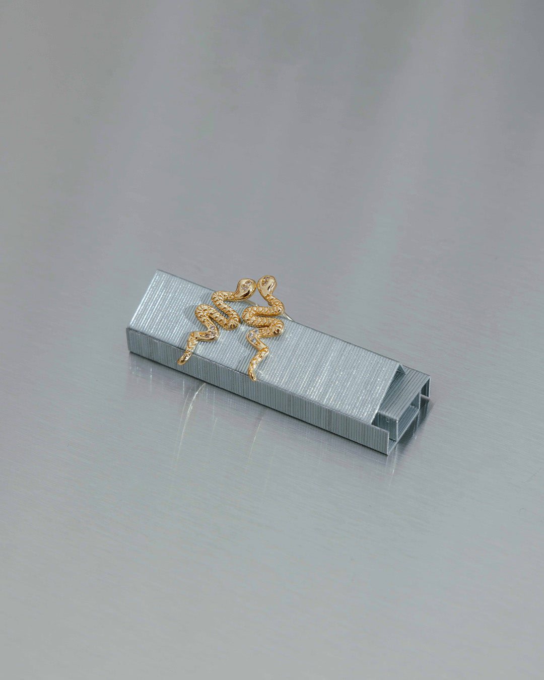 Aretes Serpienete Oro