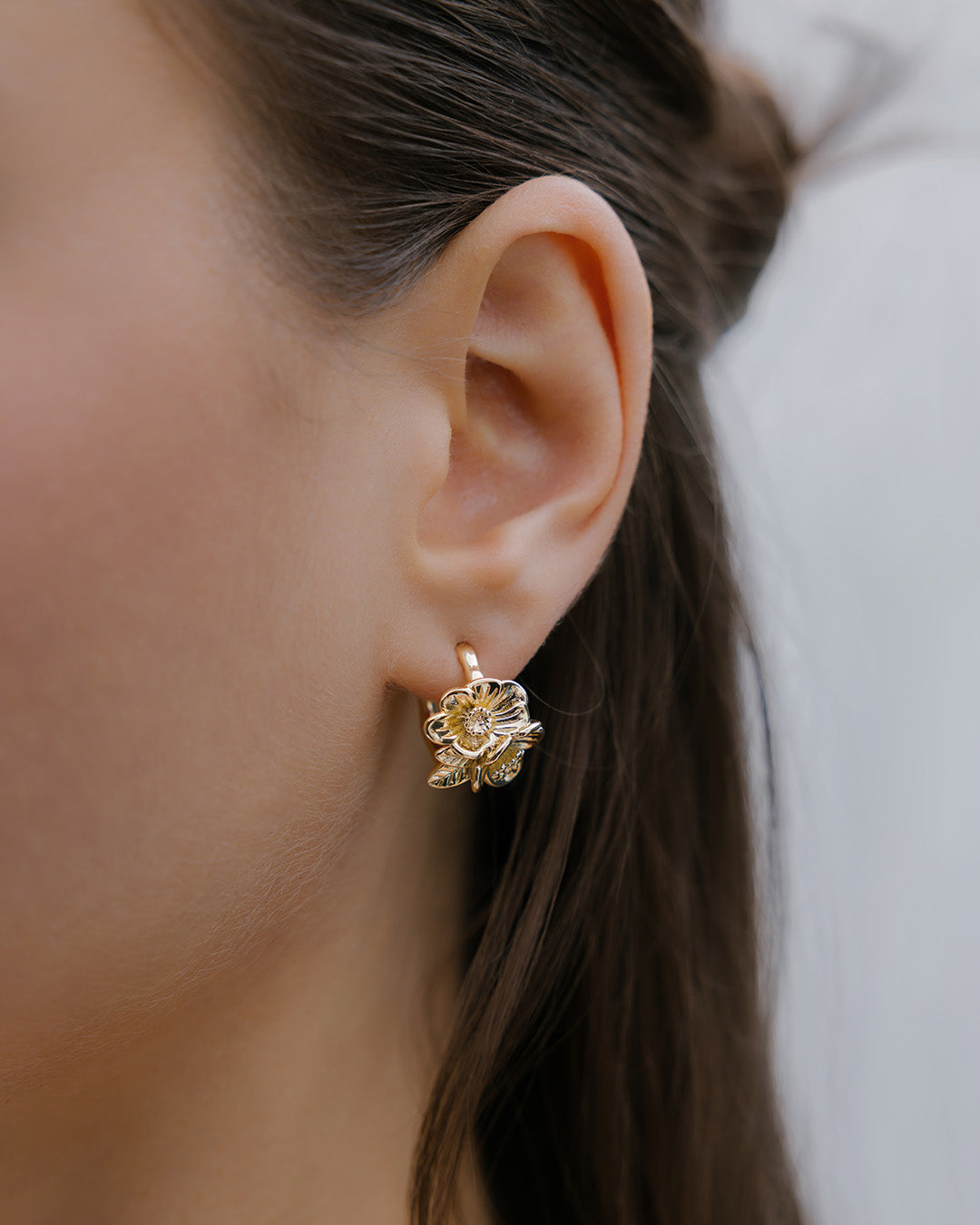 Candongas Flores Oro