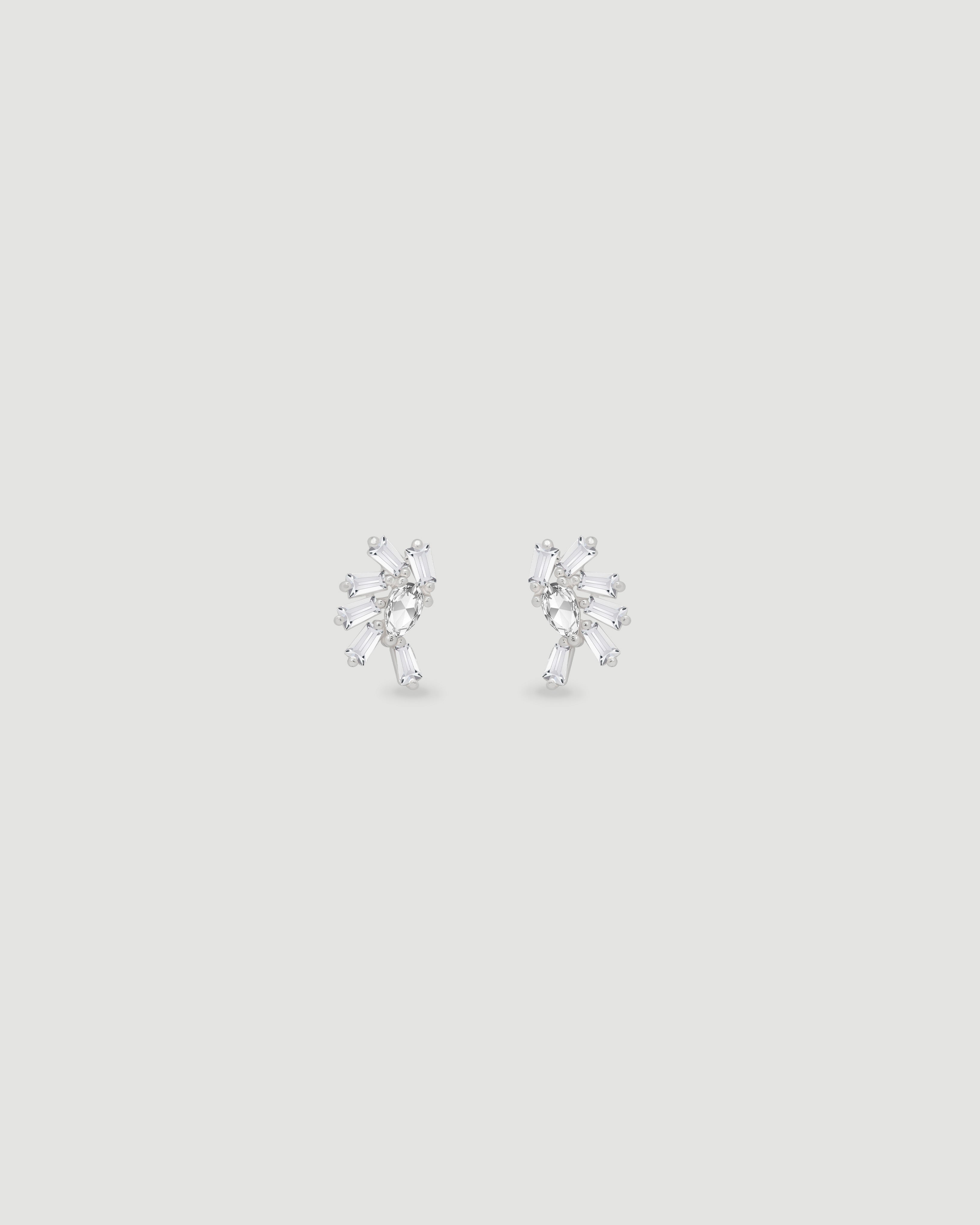 Aretes Abanico Cristal