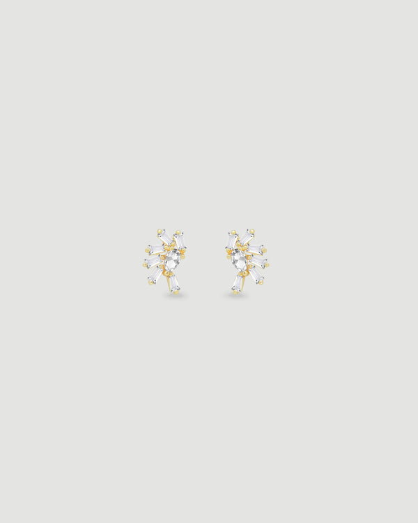 Aretes Abanico Cristal