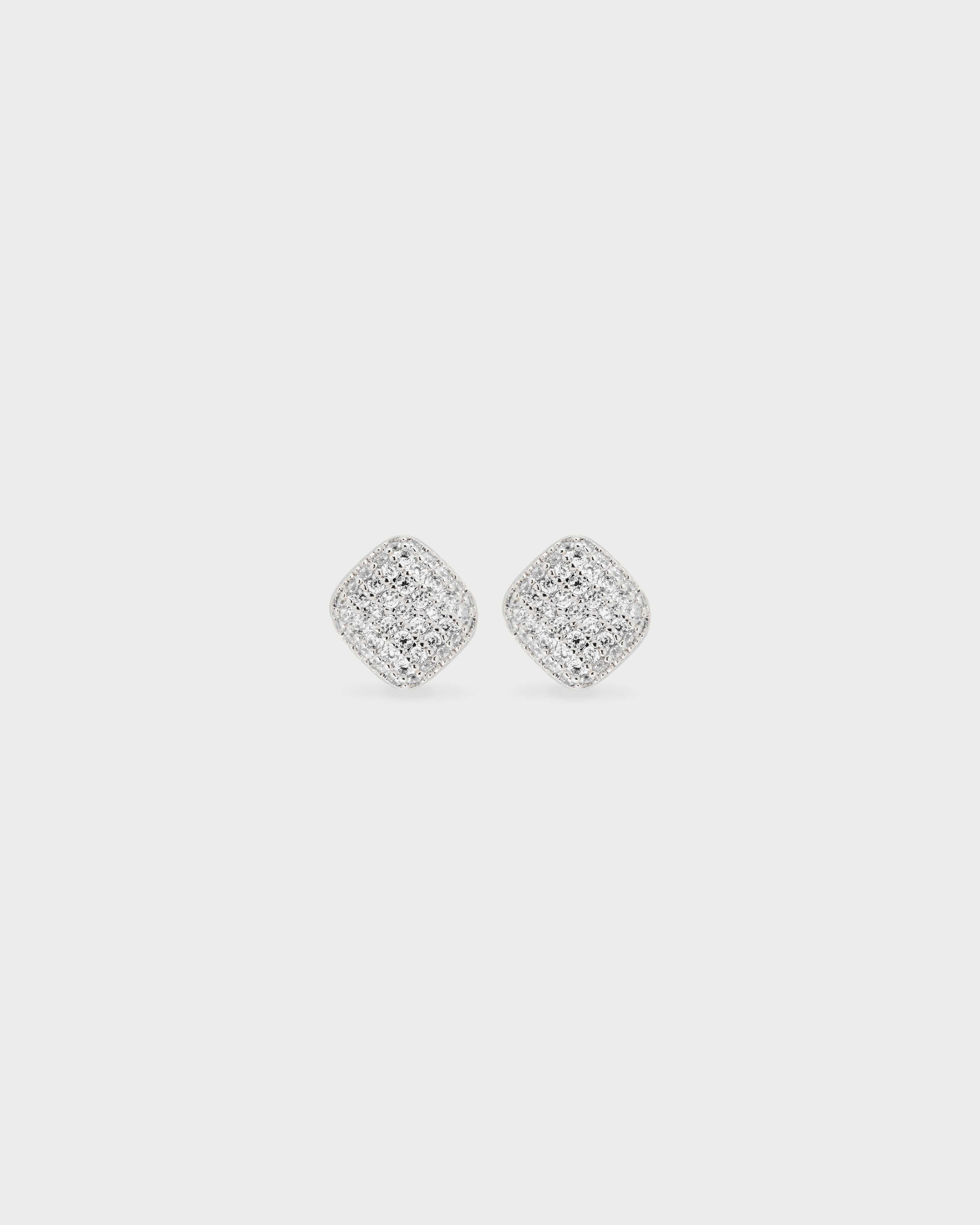 Aretes Rombo Pavé