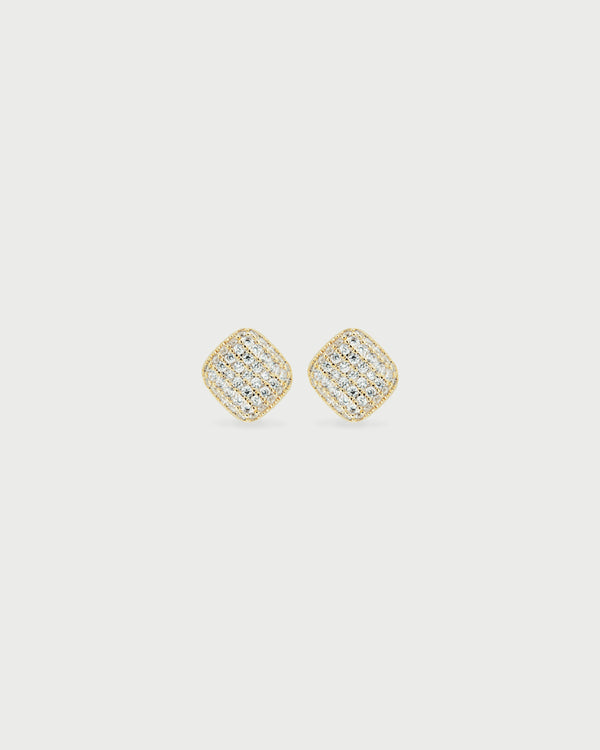 Aretes Rombo Pavé