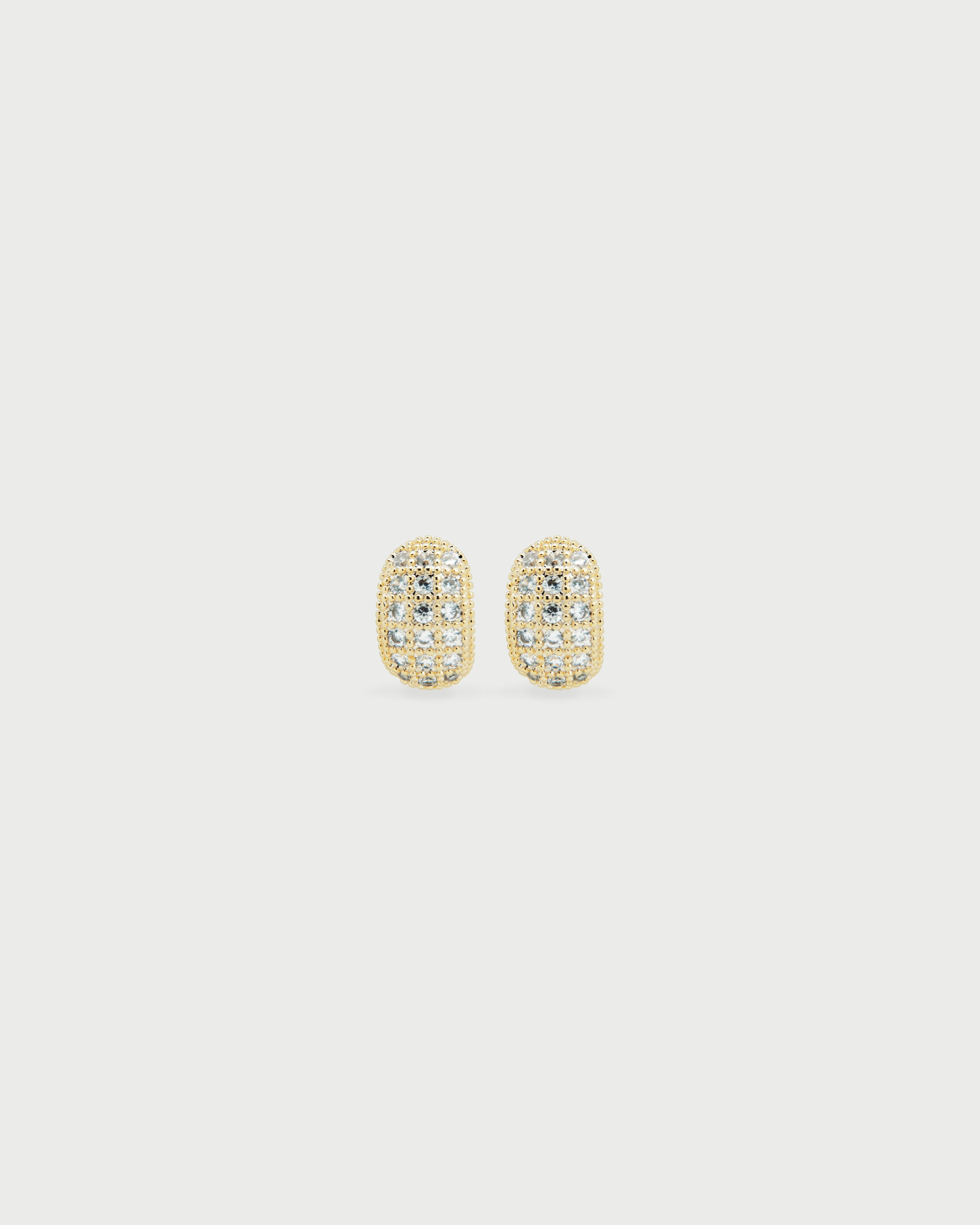 Aretes Rectángulo Pavé