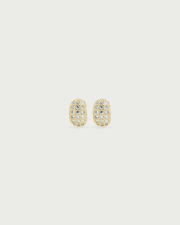 Aretes Rectángulo Pavé