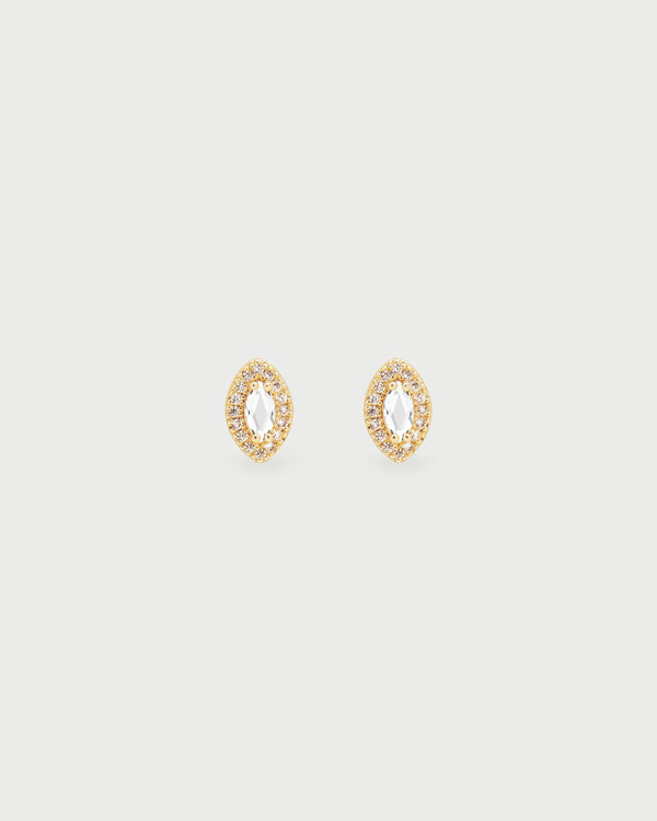 Aretes Oval Cristales