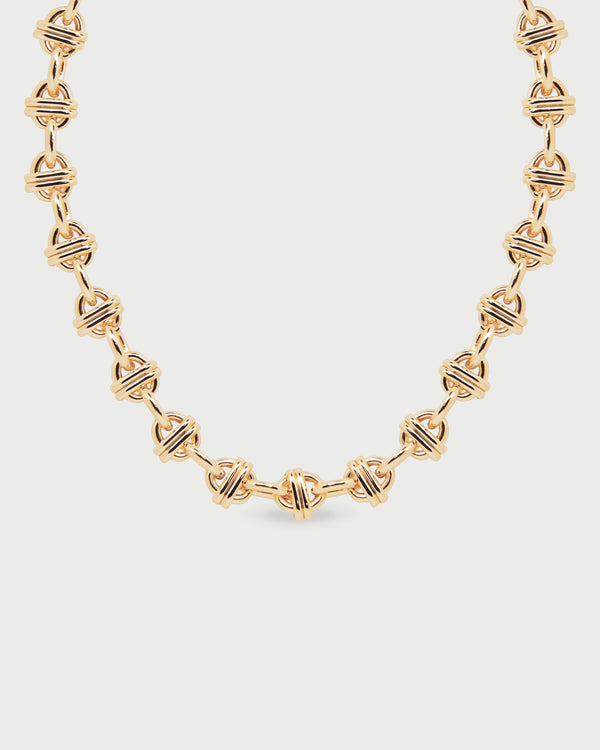 Collar Eslabones Cruzados