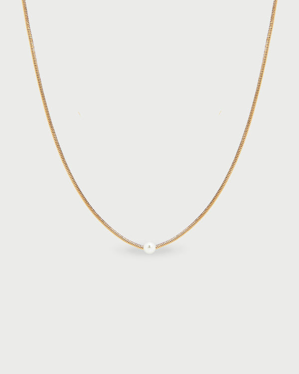 Collar Mini Perla - Acero Inoxidable