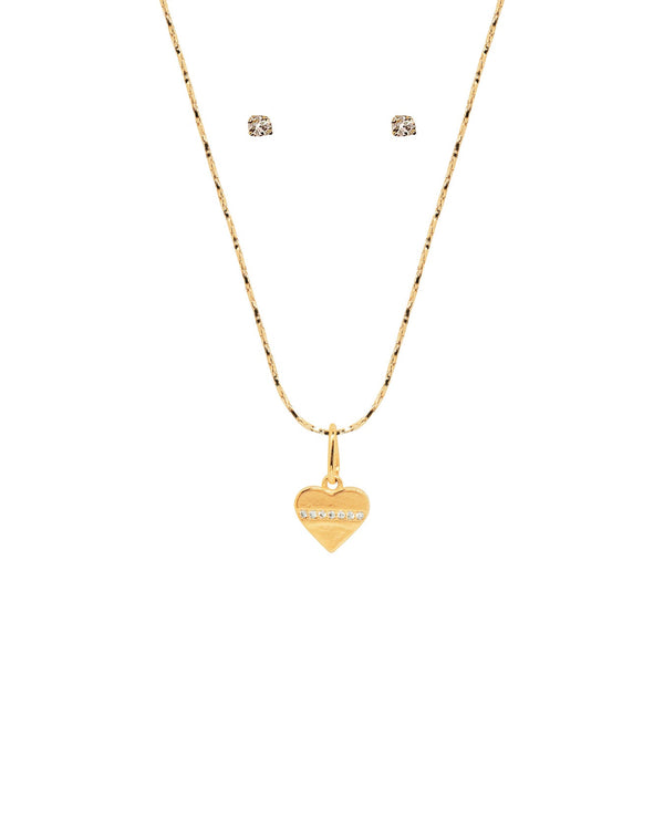 Collar Corazón 7 Cristales