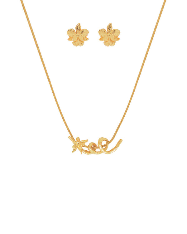 Set de Collar y Aretes Delilah
