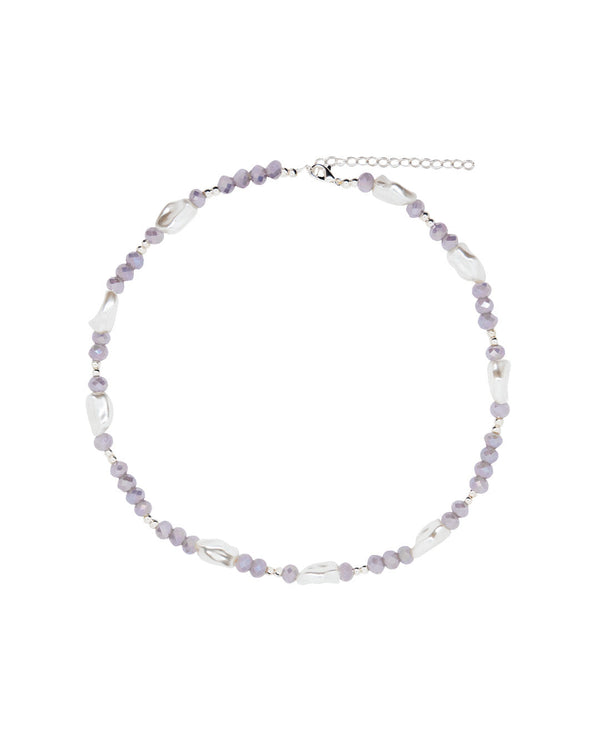 Collar Piedras con Perlas