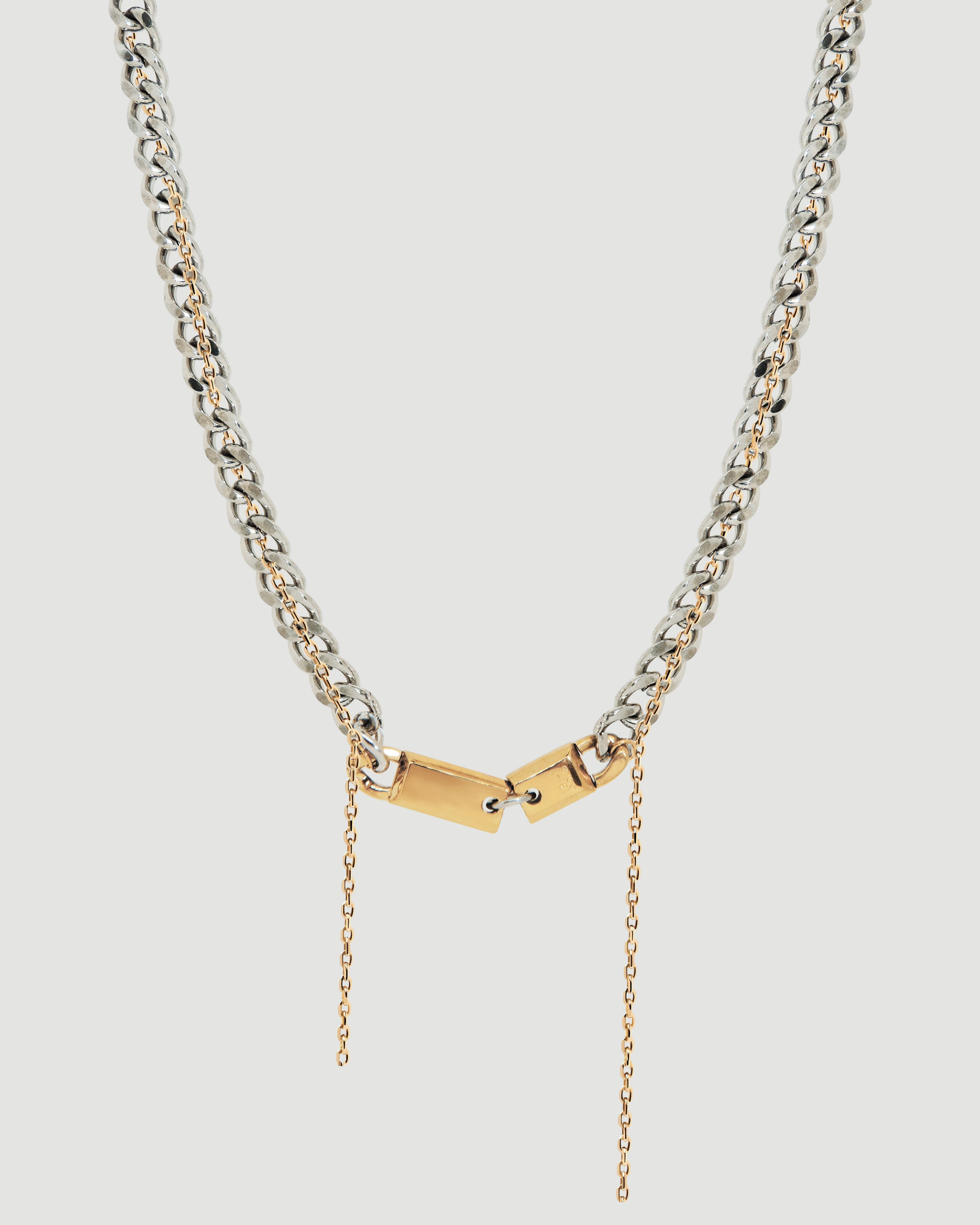 Collar Maxi Oro y Plata - Acero Inoxidable