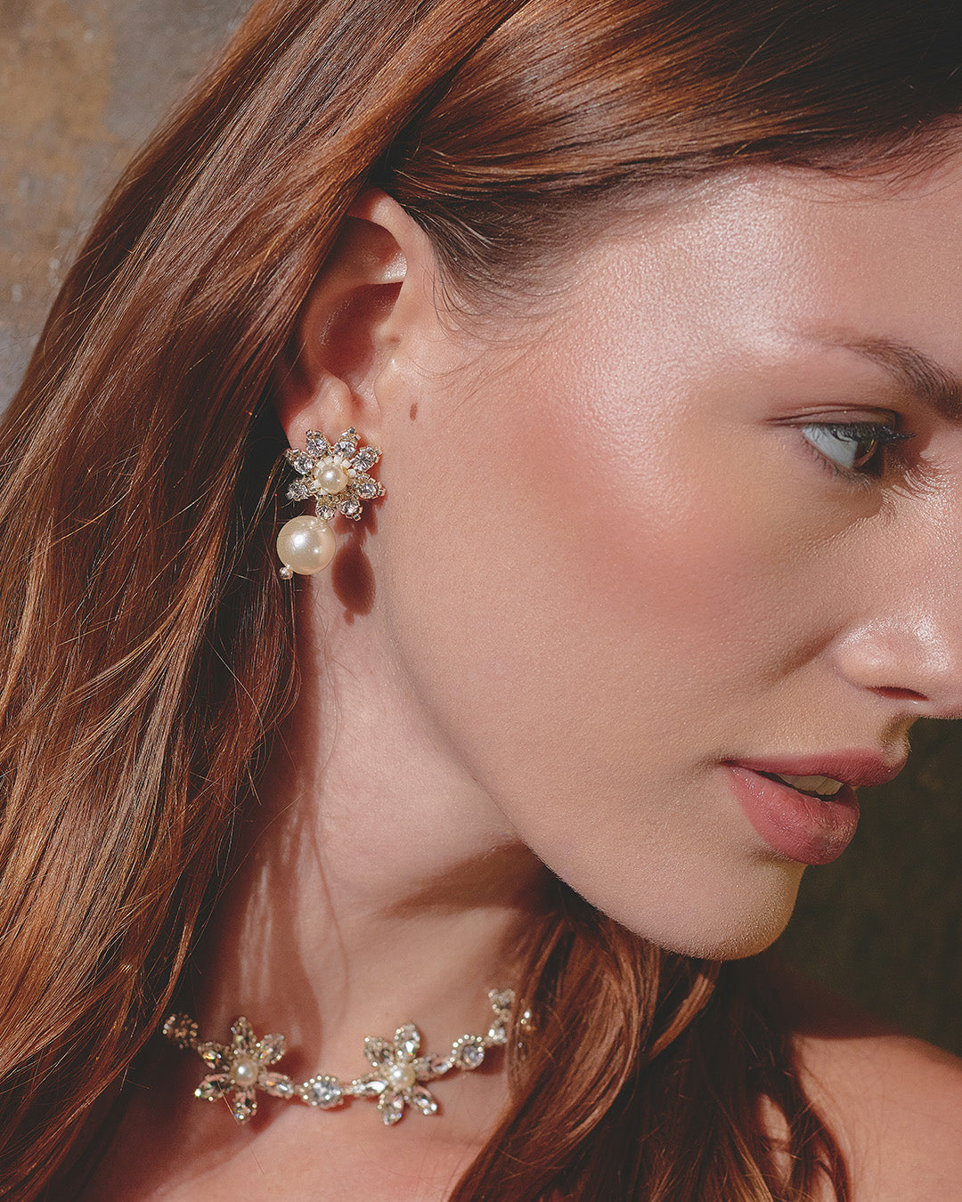 Aretes Miyuki Flor y Perla