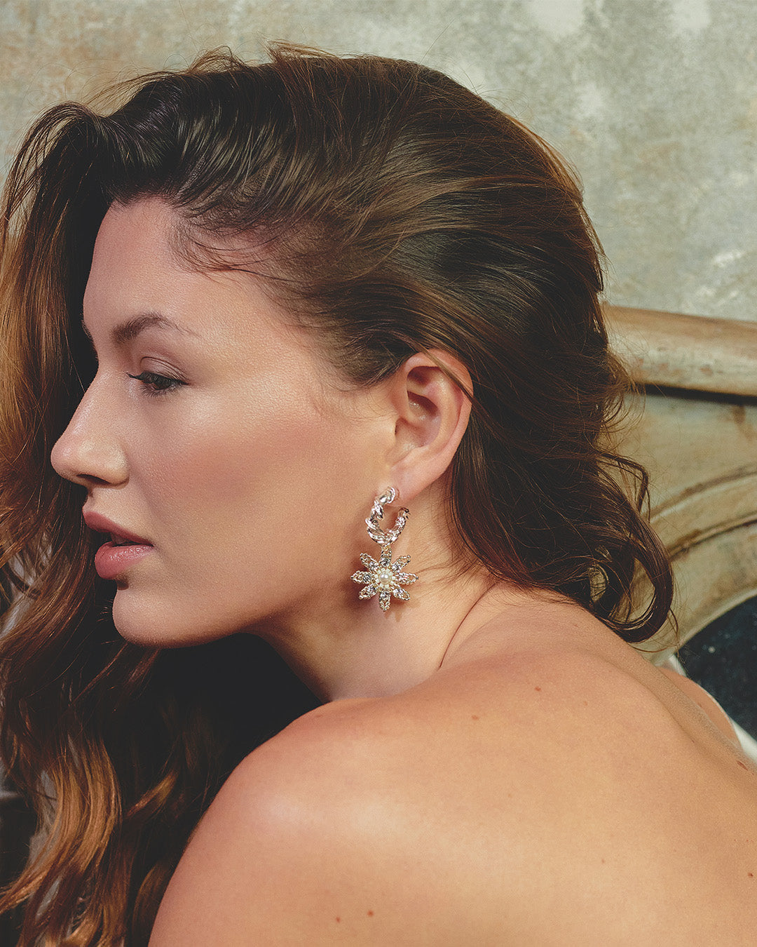 Candongas Flor Miyuki