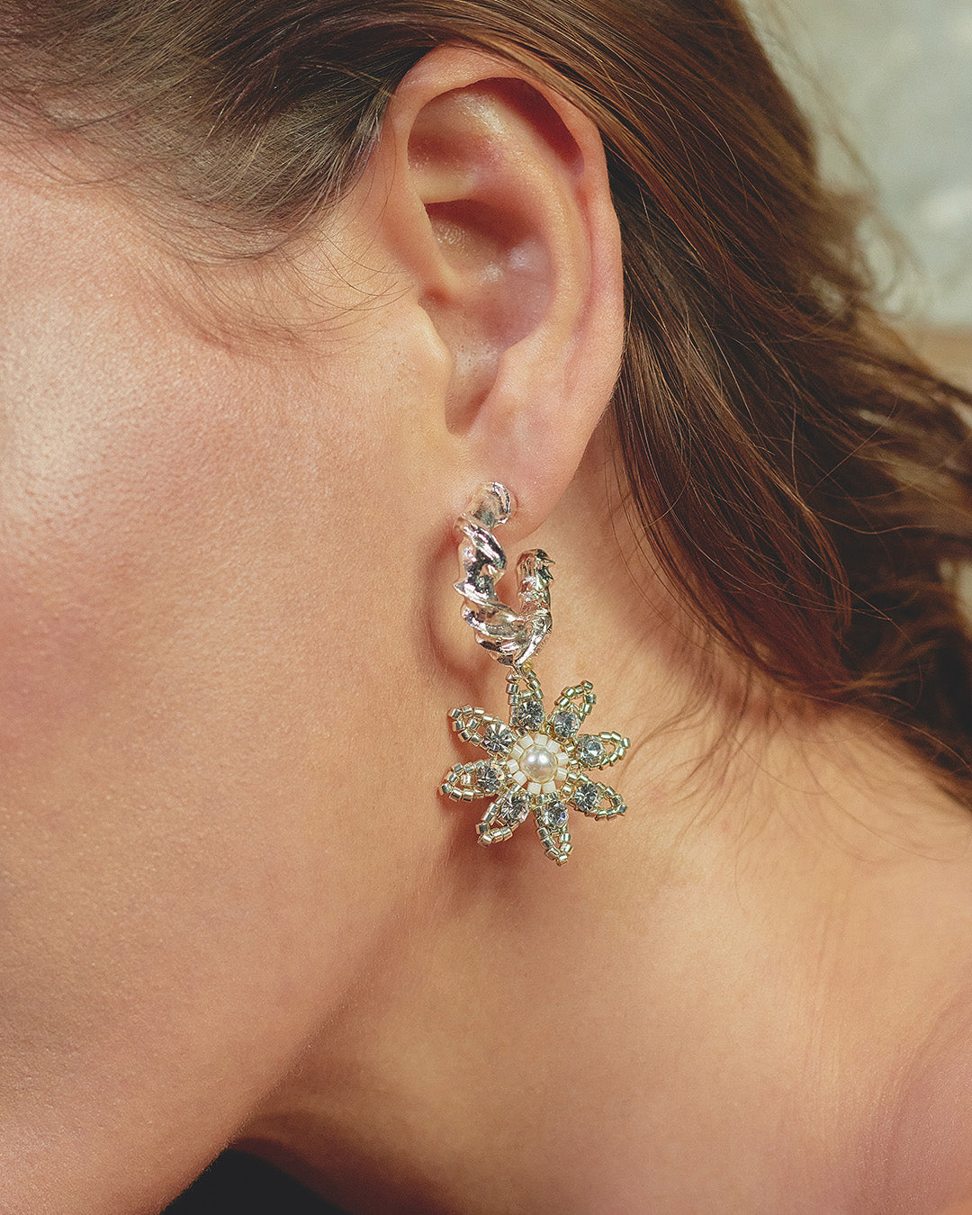 Candongas Flor Miyuki