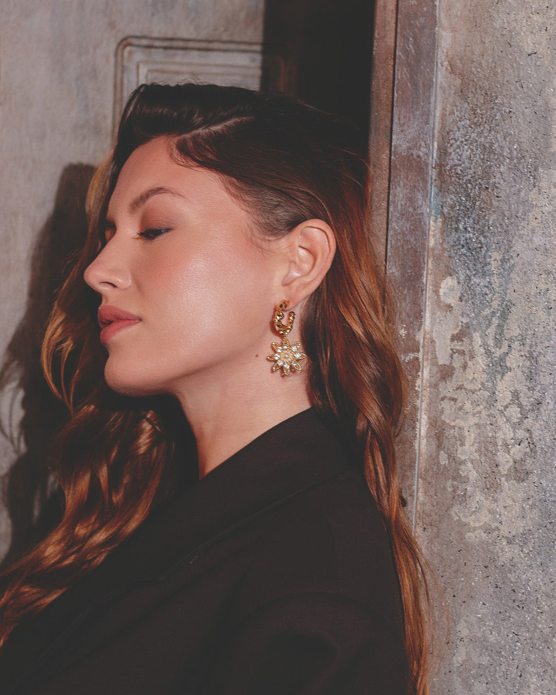 Candongas Flor Miyuki