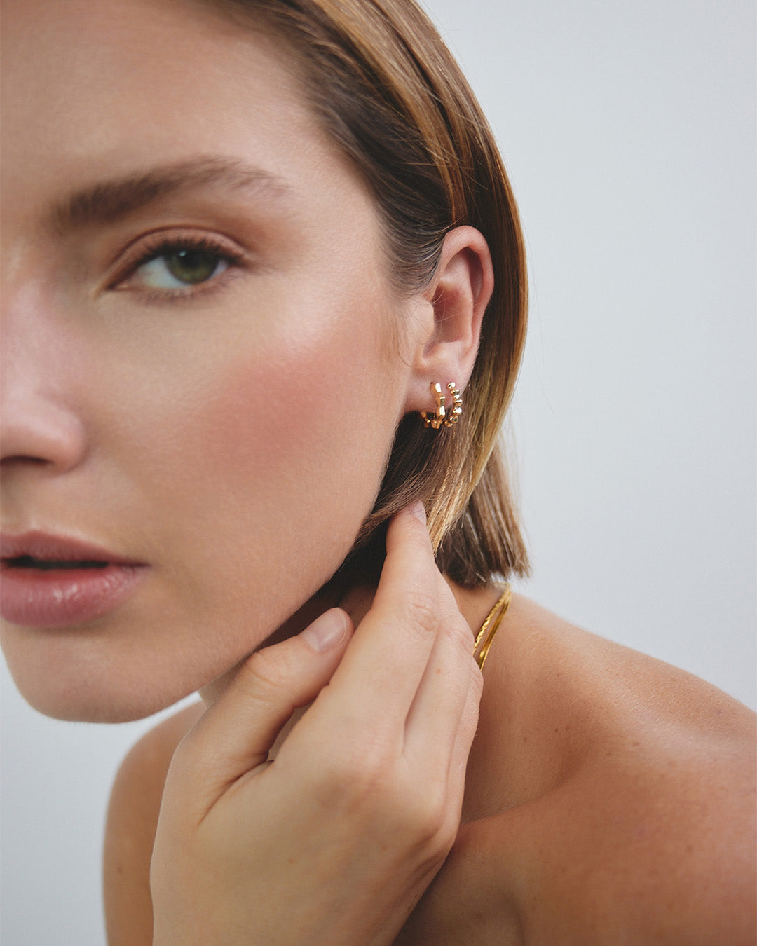 Set X3 Candongas Oro Relieves