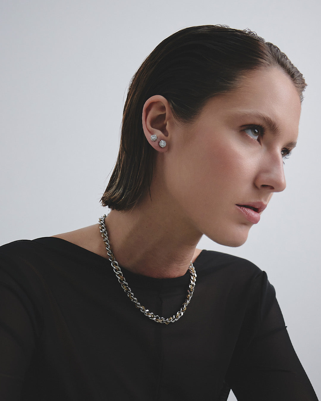 Aretes Cristal Esencial Midi