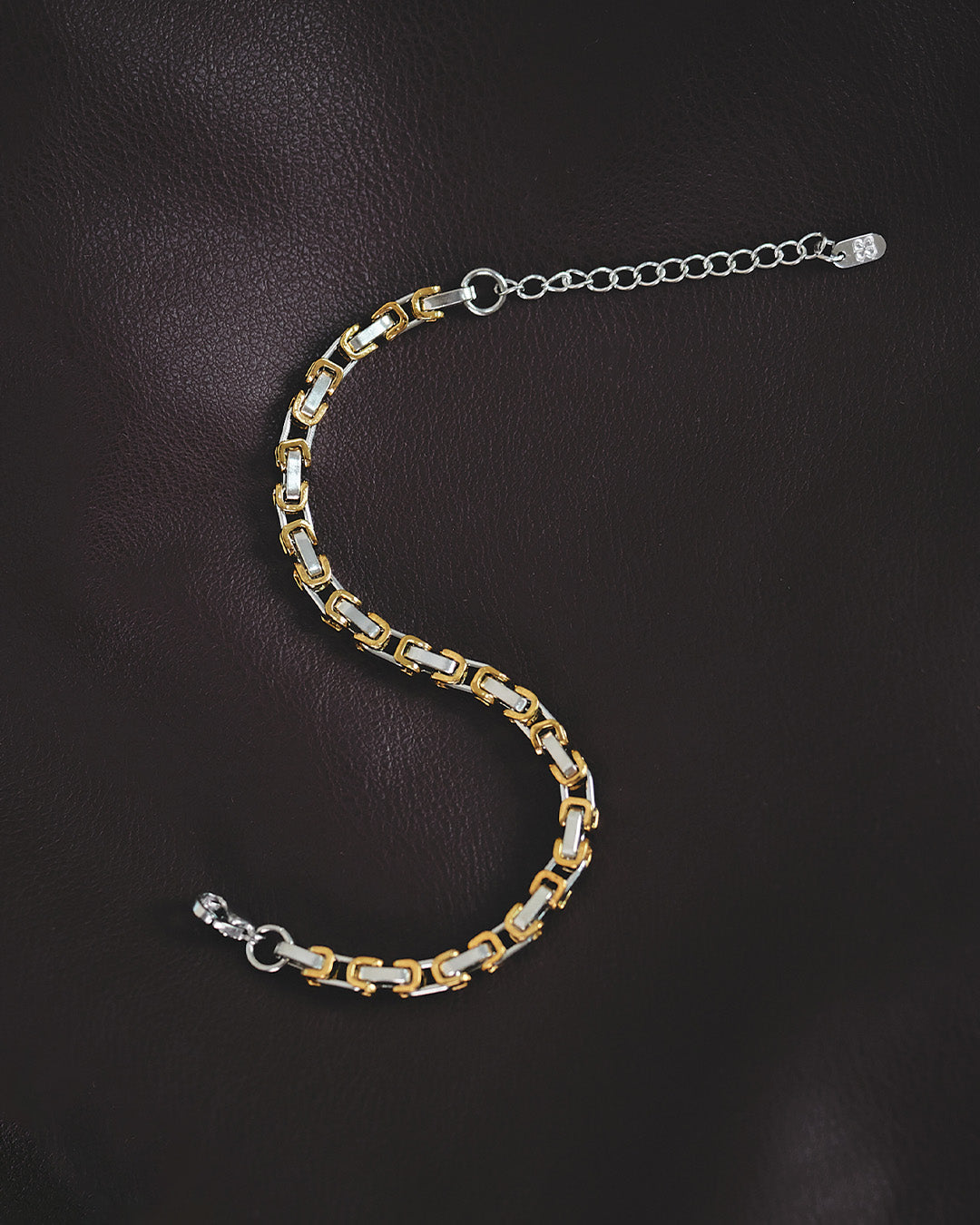 Pulsera Eslabones Oro y Plata - Acero Inoxidable